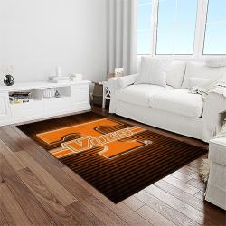 NCAA Tennessee Volunteers College Sport Basketball And Foolball Team Logo Rectangle Area Rug TVS40