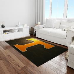 NCAA Tennessee Volunteers College Sport Basketball And Foolball Team Logo Rectangle Area Rug TVS42