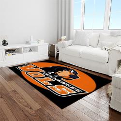 NCAA Tennessee Volunteers College Sport Basketball And Foolball Team Logo Rectangle Area Rug TVS54