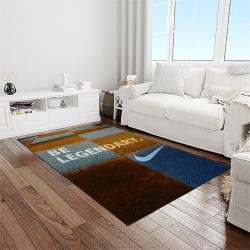 NCAA Tennessee Volunteers College Sport Basketball And Foolball Team Logo Rectangle Area Rug TVS70