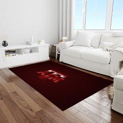 NCAA Texas A&M Aggies College Sport Basketball And Foolball Team Logo Rectangle Area Rug TAMA15