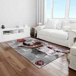 NCAA Texas A&M Aggies College Sport Basketball And Foolball Team Logo Rectangle Area Rug TAMA22