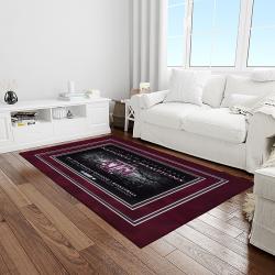 NCAA Texas A&M Aggies College Sport Basketball And Foolball Team Logo Rectangle Area Rug TAMA26