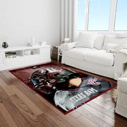 NCAA Texas A&M Aggies College Sport Basketball And Foolball Team Logo Rectangle Area Rug TAMA34