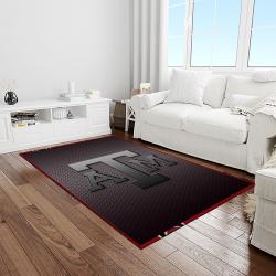 NCAA Texas A&M Aggies College Sport Basketball And Foolball Team Logo Rectangle Area Rug TAMA37