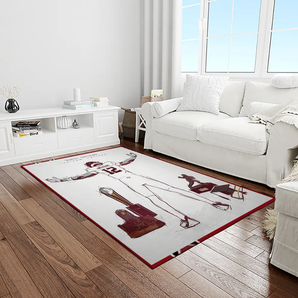 NCAA Texas A&M Aggies College Sport Basketball And Foolball Team Logo Rectangle Area Rug TAMA57