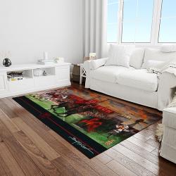 NCAA Texas Tech Red Raiders Sport Basketball And Foolball Team Logo Rectangle Area Rug TTRR28