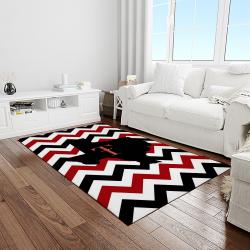 NCAA Texas Tech Red Raiders Sport Basketball And Foolball Team Logo Rectangle Area Rug TTRR46