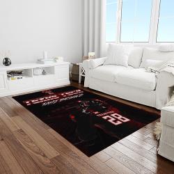 NCAA Texas Tech Red Raiders Sport Basketball And Foolball Team Logo Rectangle Area Rug TTRR76