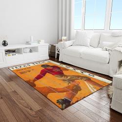 NCAA Texas Tech Red Raiders Sport Basketball And Foolball Team Logo Rectangle Area Rug TTRR81