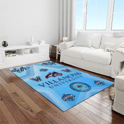NCAA Villanova Wildcats Sport Basketball And Foolball Team Logo Rectangle Area Rug VW20