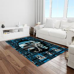 NFL Carolina Panthers Football Team Logo Rectangle Area Rug CP18