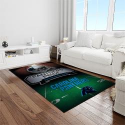 NFL Carolina Panthers Football Team Logo Rectangle Area Rug CP27