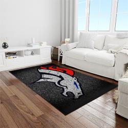 NFL Denver Broncos Football Team Logo Rectangle Area Rug DB13