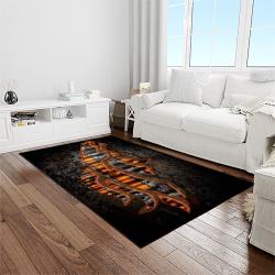 NFL Denver Broncos Football Team Logo Rectangle Area Rug DB21
