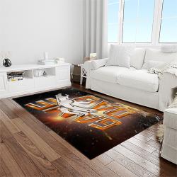 NFL Denver Broncos Football Team Logo Rectangle Area Rug DB22