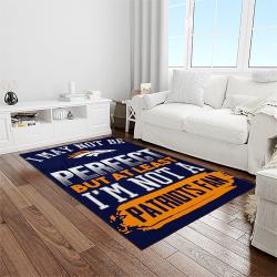 NFL Denver Broncos Football Team Logo Rectangle Area Rug DB28