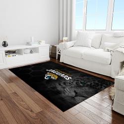 NFL Jacksonville Jaguars Football Team Logo Rectangle Area Rug JJ02