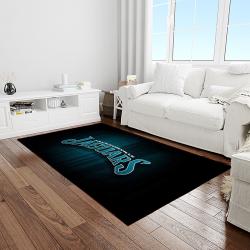 NFL Jacksonville Jaguars Football Team Logo Rectangle Area Rug JJ18