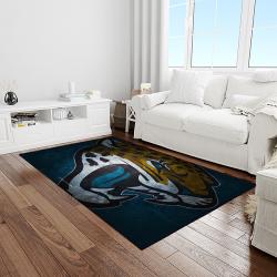 NFL Jacksonville Jaguars Football Team Logo Rectangle Area Rug JJ22