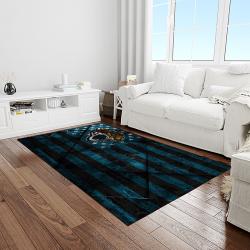 NFL Jacksonville Jaguars Football Team Logo Rectangle Area Rug JJ24