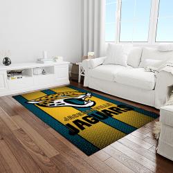 NFL Jacksonville Jaguars Football Team Logo Rectangle Area Rug JJ31