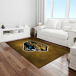 NFL Jacksonville Jaguars Football Team Logo Rectangle Area Rug JJ33