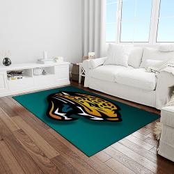 NFL Jacksonville Jaguars Football Team Logo Rectangle Area Rug JJ34