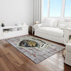 NFL Jacksonville Jaguars Football Team Logo Rectangle Area Rug JJ35