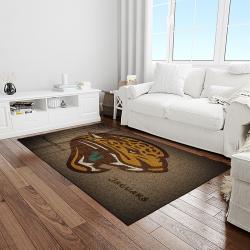NFL Jacksonville Jaguars Football Team Logo Rectangle Area Rug JJ38