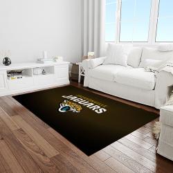 NFL Jacksonville Jaguars Football Team Logo Rectangle Area Rug JJ40