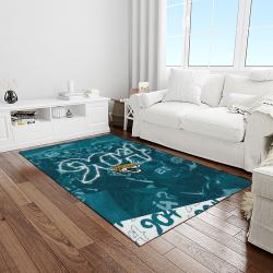 NFL Jacksonville Jaguars Football Team Logo Rectangle Area Rug JJ45