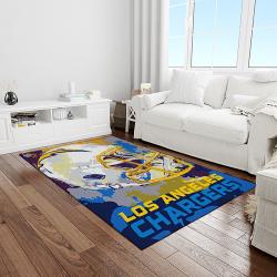 NFL Los Angeles Chargers Football Team Logo Rectangle Area Rug LAC07