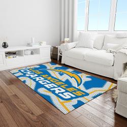 NFL Los Angeles Chargers Football Team Logo Rectangle Area Rug LAC08