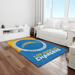 NFL Los Angeles Chargers Football Team Logo Rectangle Area Rug LAC13
