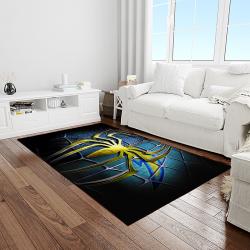 NFL Los Angeles Chargers Football Team Logo Rectangle Area Rug LAC19
