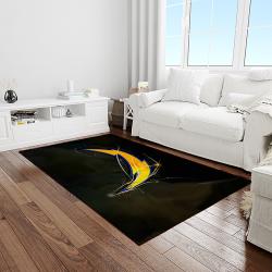 NFL Los Angeles Chargers Football Team Logo Rectangle Area Rug LAC38