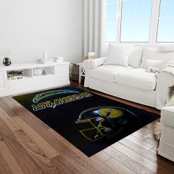 NFL Los Angeles Chargers Football Team Logo Rectangle Area Rug LAC42