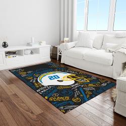 NFL Los Angeles Chargers Football Team Logo Rectangle Area Rug LAC44