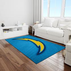 NFL Los Angeles Chargers Football Team Logo Rectangle Area Rug LAC45