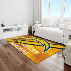 NFL Los Angeles Chargers Football Team Logo Rectangle Area Rug LAC46