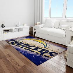 NFL Los Angeles Chargers Football Team Logo Rectangle Area Rug LAC47
