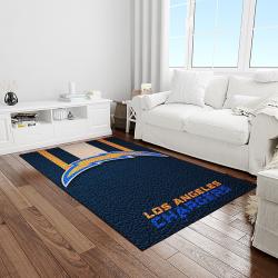 NFL Los Angeles Chargers Football Team Logo Rectangle Area Rug LAC50