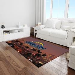 NFL Los Angeles Chargers Football Team Logo Rectangle Area Rug LAC51