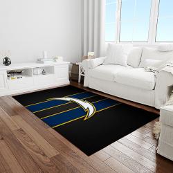 NFL Los Angeles Chargers Football Team Logo Rectangle Area Rug LAC55
