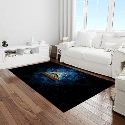 NFL Los Angeles Chargers Football Team Logo Rectangle Area Rug LAC66