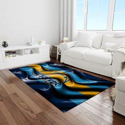 NFL Los Angeles Chargers Football Team Logo Rectangle Area Rug LAC68