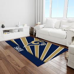 NFL Los Angeles Rams Football Team Logo Rectangle Area Rug LAR01