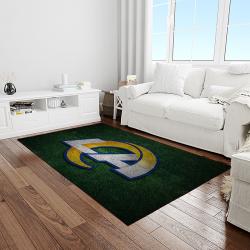 NFL Los Angeles Rams Football Team Logo Rectangle Area Rug LAR06