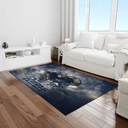 NFL Los Angeles Rams Football Team Logo Rectangle Area Rug LAR12